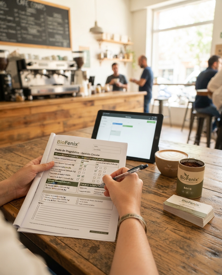 Diagnóstico comercial para evaluar una cafetería en el piloto BioFenix
