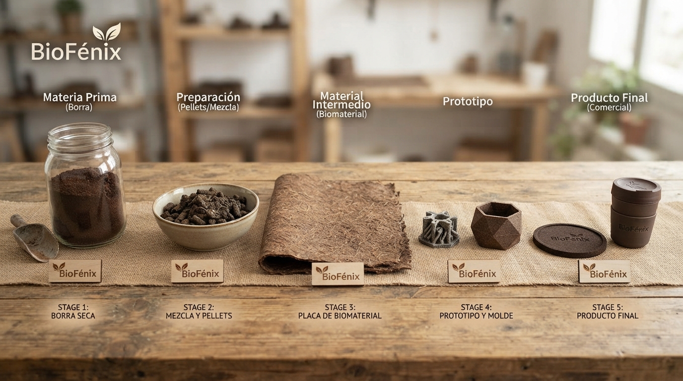Kit visual de fabricación circular BioFenix