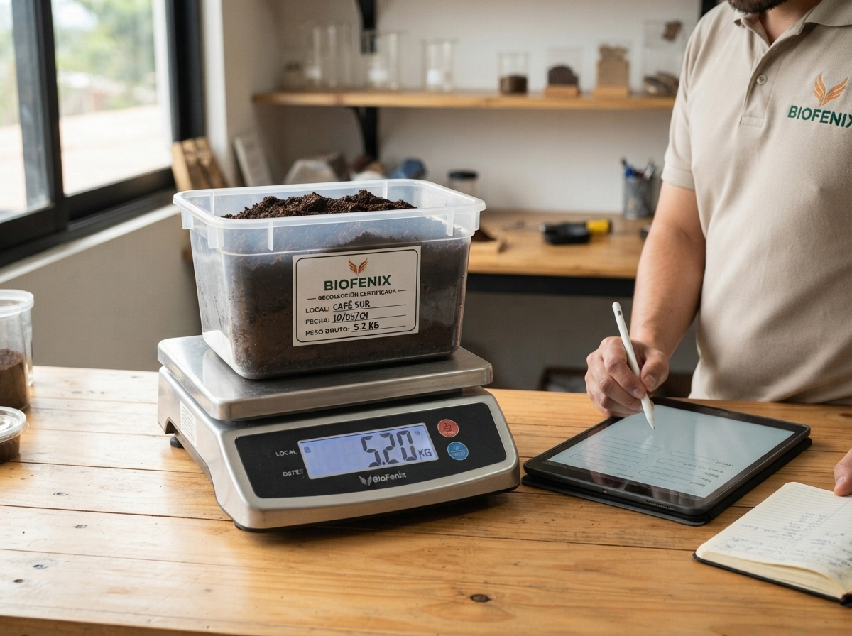 Materia Prima: Borra de café